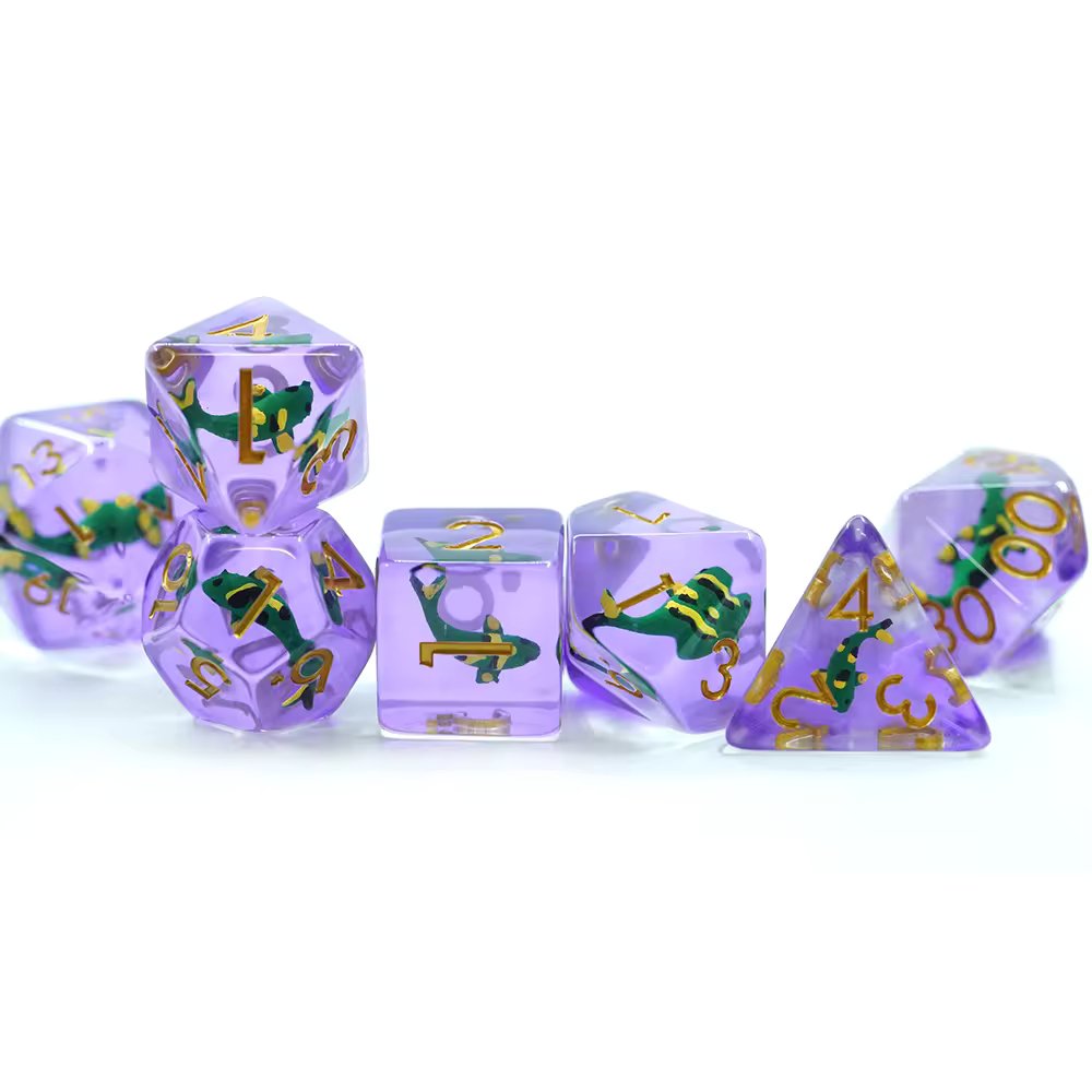 Koi Fish Dice D&D Dungeons Dragons DnD RPG Polyhedral - DCEAJ - Merchants of Immersion