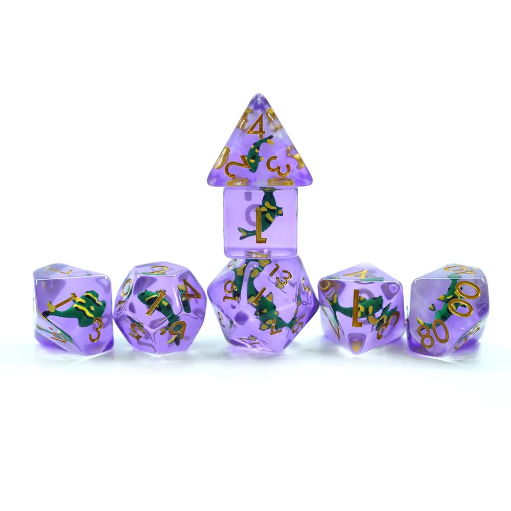 Koi Fish Dice D&D Dungeons Dragons DnD RPG Polyhedral - DCEAJ - Merchants of Immersion