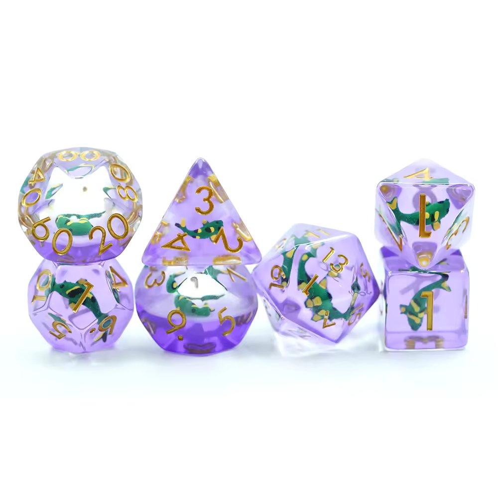 Koi Fish Dice D&D Dungeons Dragons DnD RPG Polyhedral - DCEAJ - Merchants of Immersion