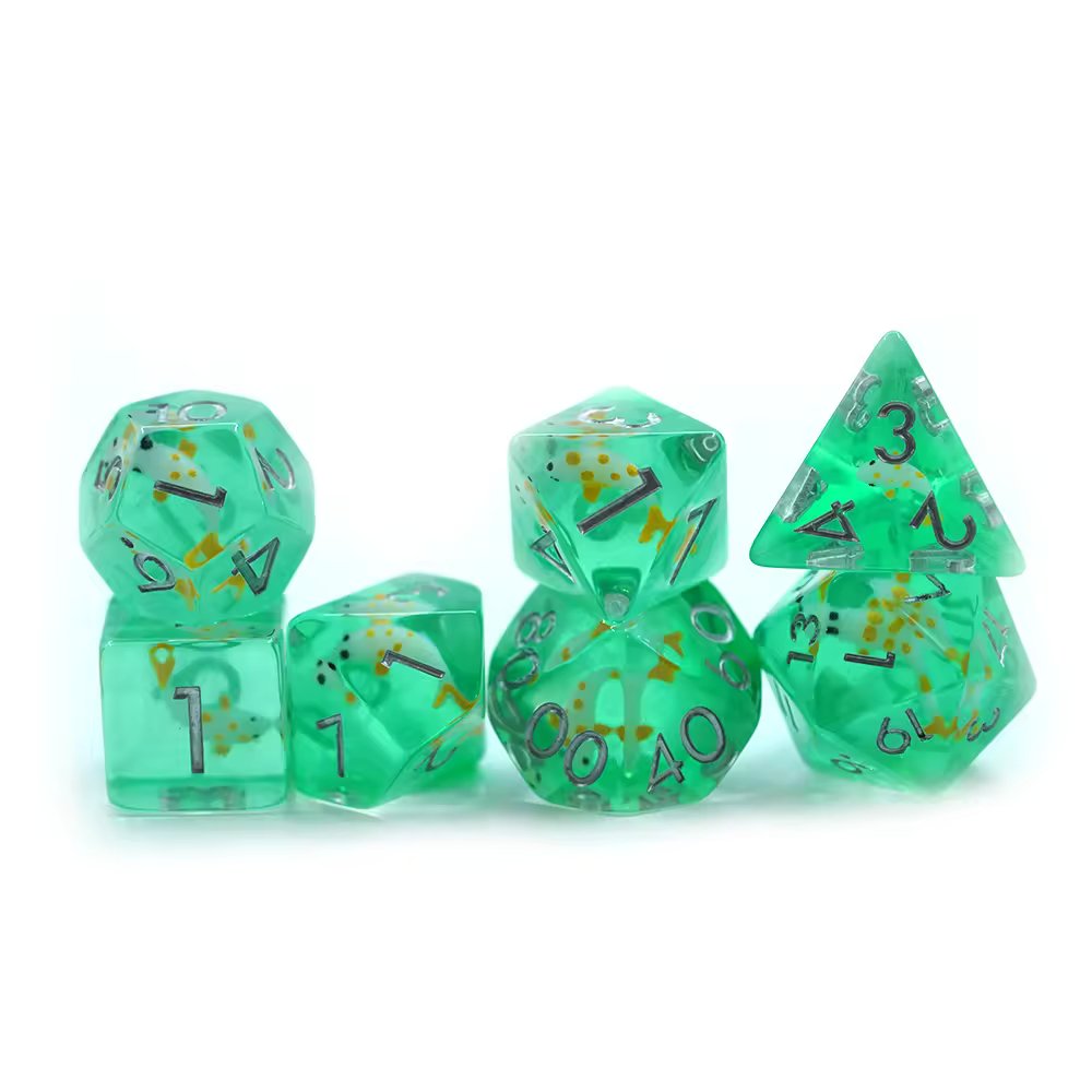 Koi Fish Dice D&D Dungeons Dragons DnD RPG Polyhedral - DCEAL - Merchants of Immersion