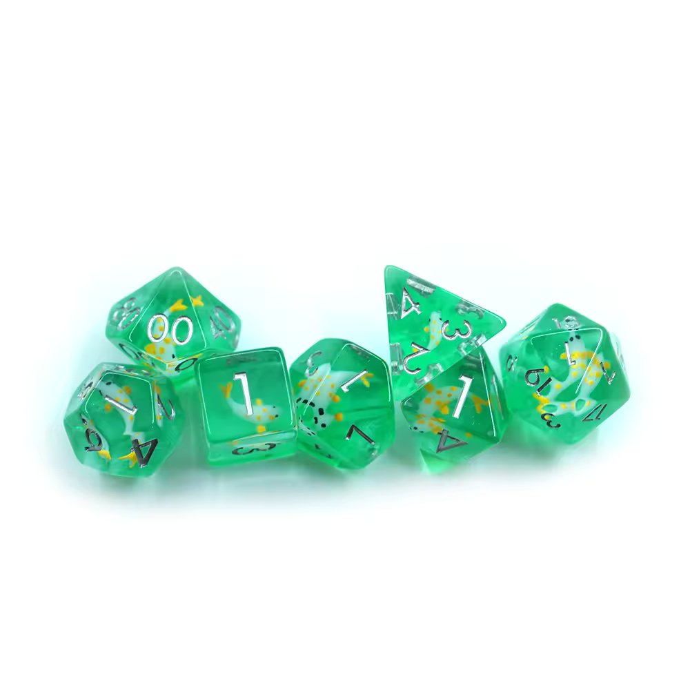 Koi Fish Dice D&D Dungeons Dragons DnD RPG Polyhedral - DCEAL - Merchants of Immersion