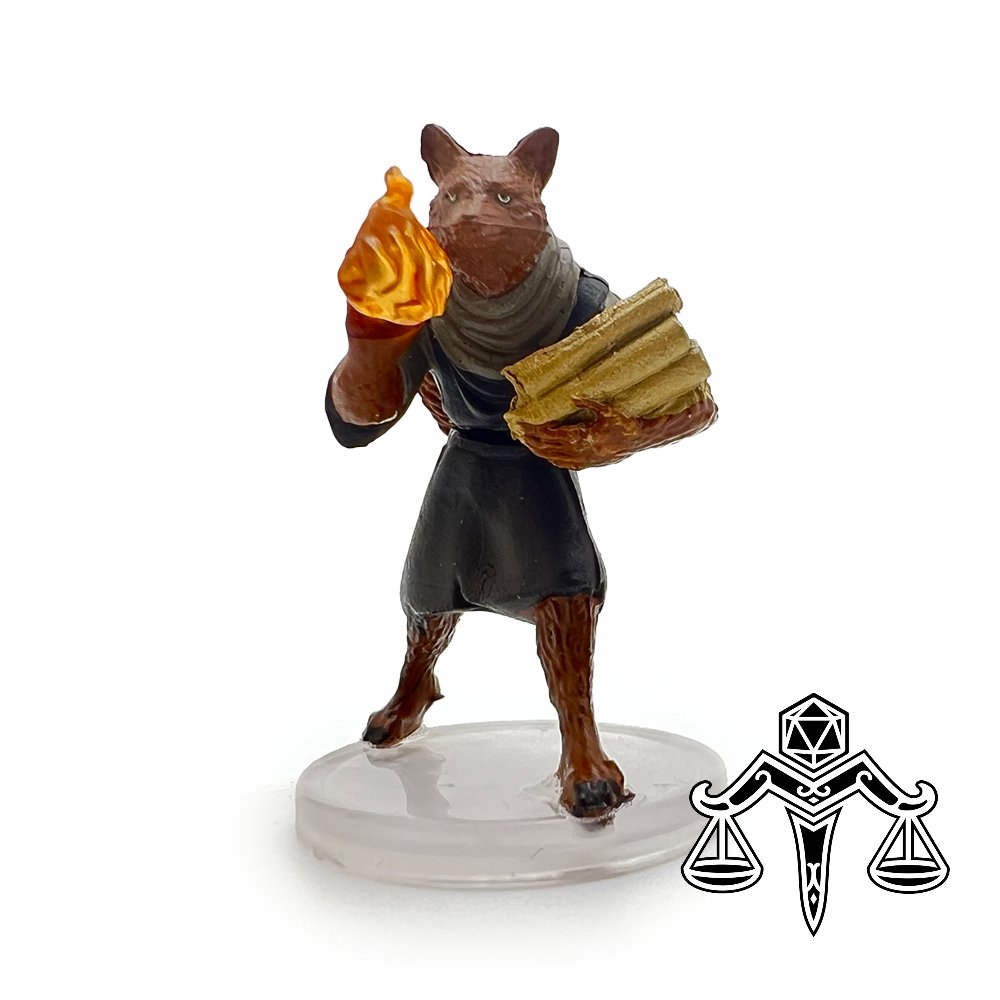 Arcanaloth Fox Wizard - Monster Menagerie 3 34B - DnD Icons of the Realms - MMT34B - Merchants of Immersion