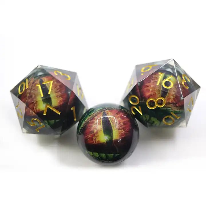 Flying Eyeball Monster Giant D20 50mm Eye Demon D&D Dungeons Dragons DnD RPG - DCEA6 - Merchants of Immersion