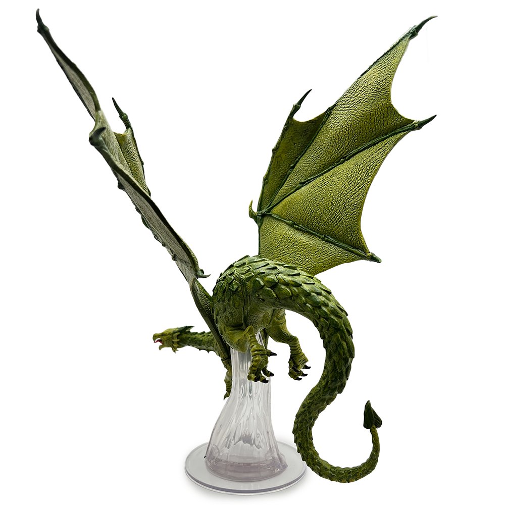 Green Dragonnel Dragon - Fizbans Treasury Dragons 46 - DnD Icons of the Realms - FTD46 - Merchants of Immersion