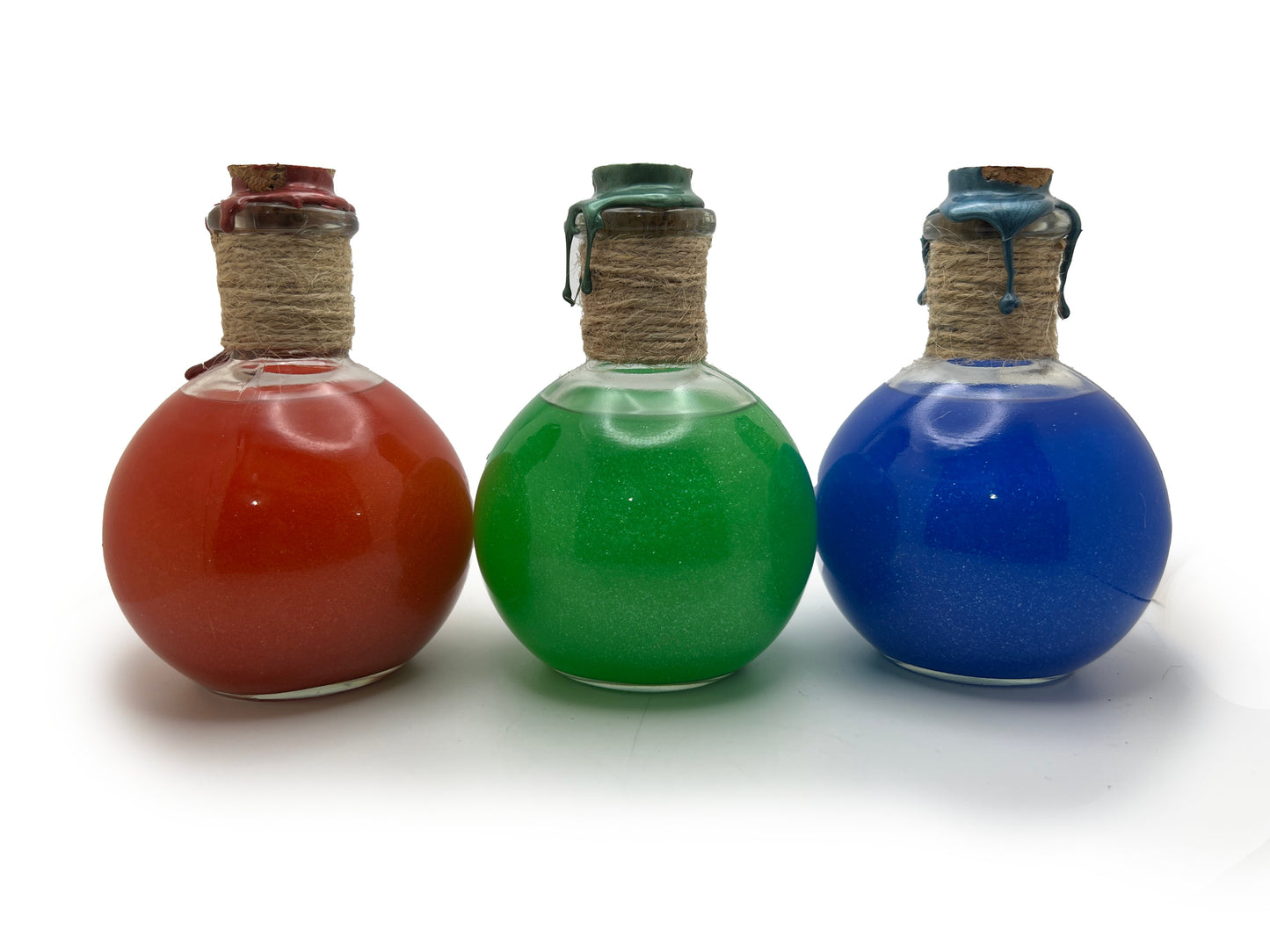 Handmade Potion Pack - Healing Mana Stamina - Magic Health DnD Dungeons Dragons - POT:02,03,04 - Merchants of Immersion