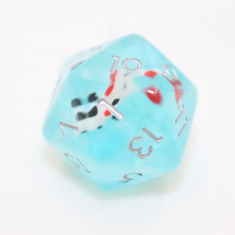 Koi Fish Dice Set for D&D Pathfinder RPG - DCE03 - Merchants of Immersion