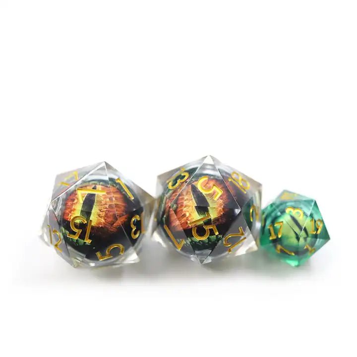 Levitating Eyeball Monster Oversize D20 Moving 33mm Dice D&D Dungeons Dragons - DCEA1 - Merchants of Immersion