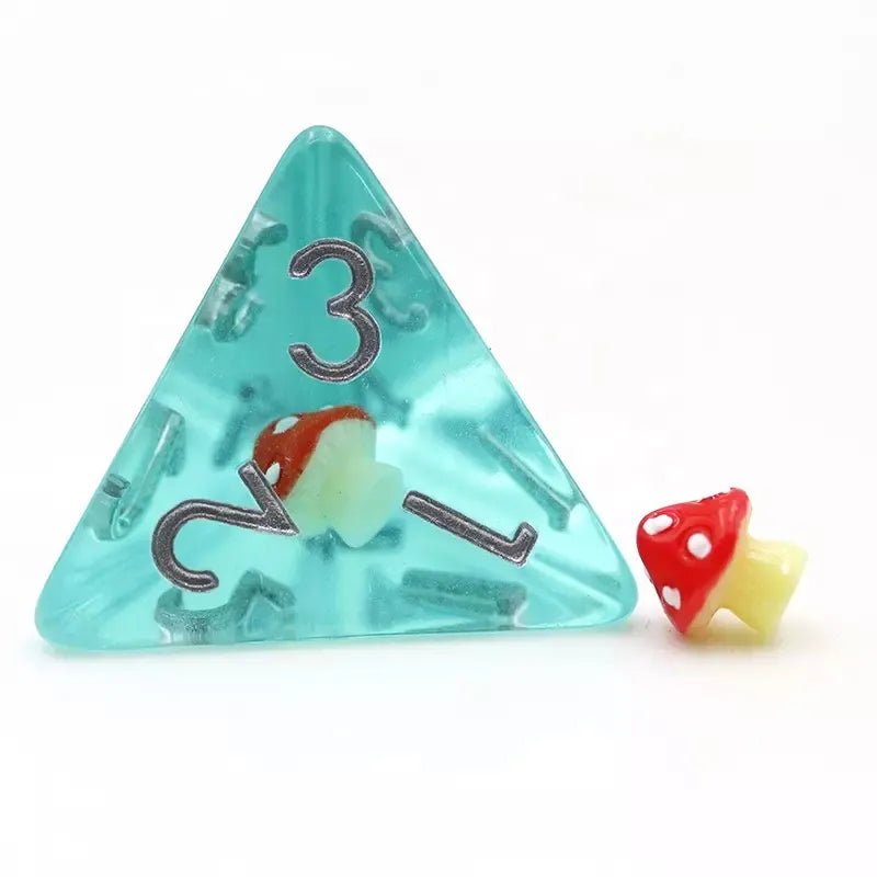 Mushroom Dice Set for D&D Pathfinder RPG - DCE07 - Merchants of Immersion