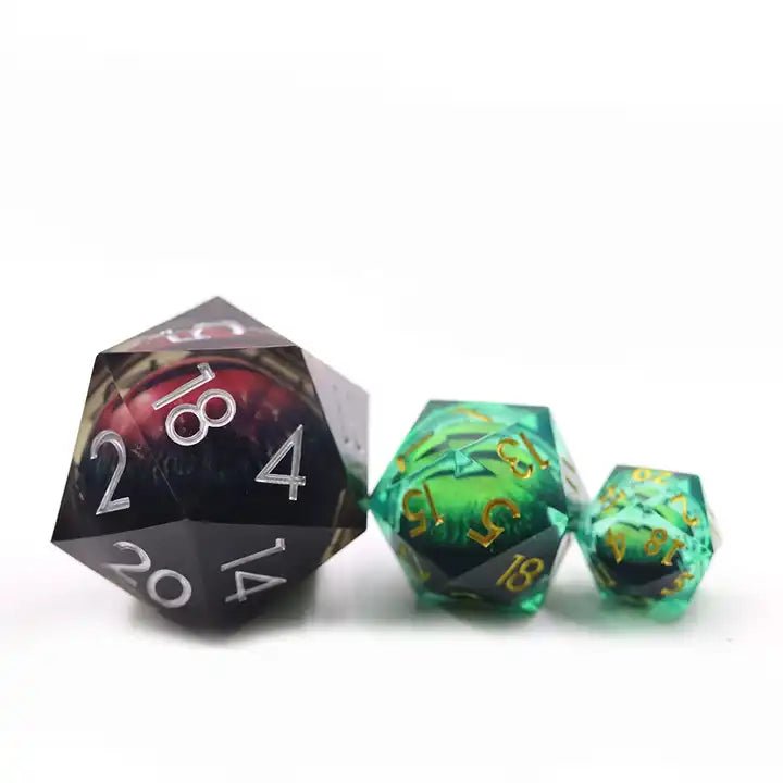 Red Dragon Eyeball Giant D20 Dice 50mm Eye D&D Dungeons Dragons DnD RPG - DCEA7 - Merchants of Immersion