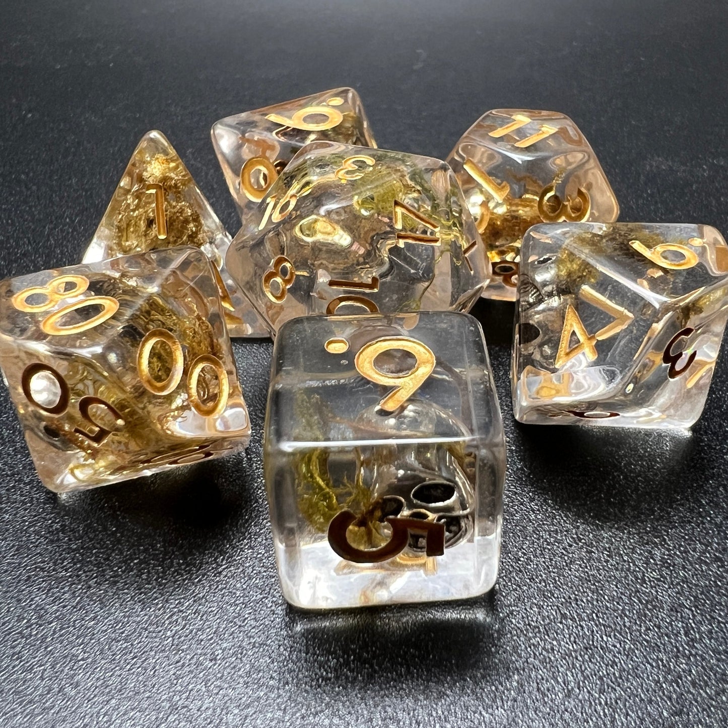 Skull Dice Set for D&D Pathfinder RPG - DCE17 - Merchants of Immersion