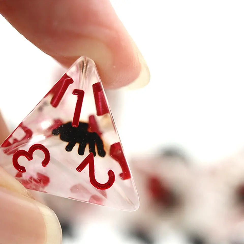 Spider Dice Set for D&D Pathfinder RPG - DCE19 - Merchants of Immersion