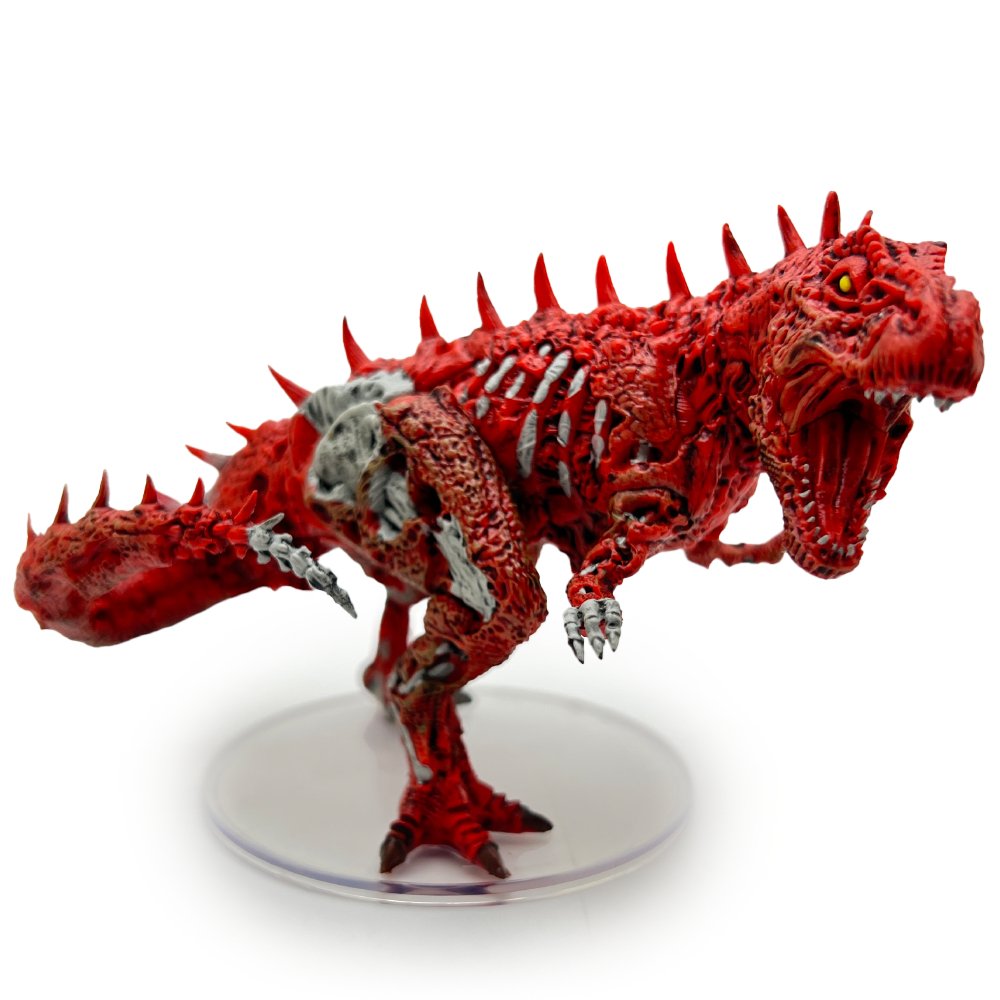 T Rex Zombie - Boneyard 44 - DnD Dungeons Dragons Icons of the Realms - BYD44 - Merchants of Immersion