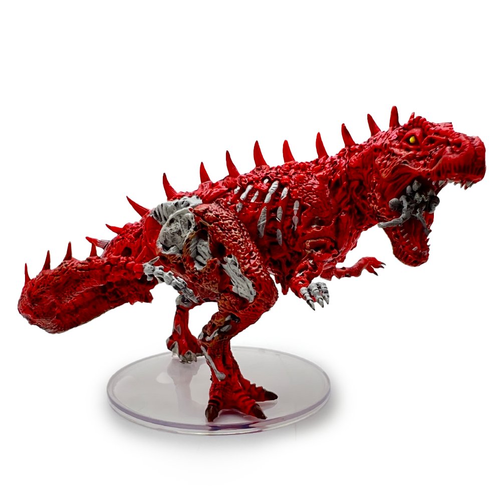 T Rex Zombie - Boneyard 44 - DnD Dungeons Dragons Icons of the Realms - BYD44 - Merchants of Immersion