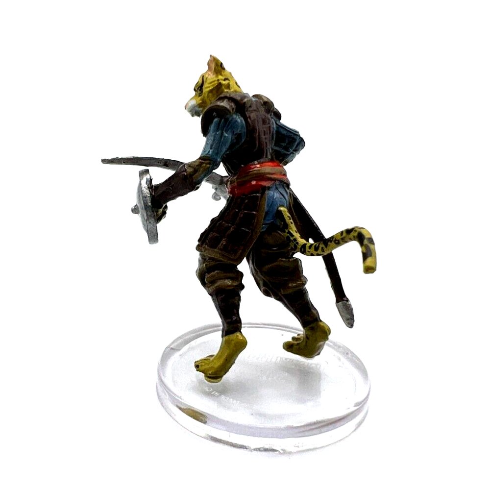 Tabaxi Fighter Cat DnD - Fangs Talons 34 - Dungeons Dragons Icons of the Realms - FAT34 - Merchants of Immersion