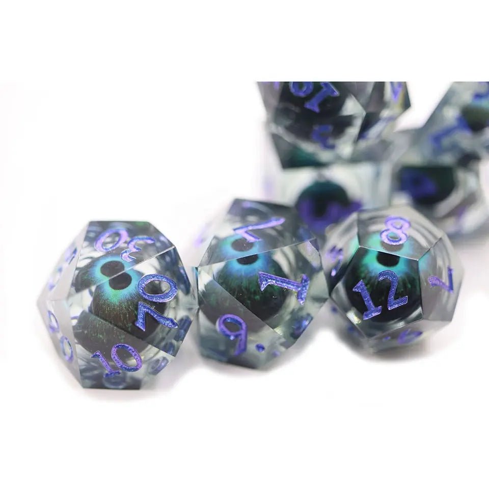 Warlock Eyeball Dice Set for D&D Pathfinder - DCE15 - Merchants of Immersion