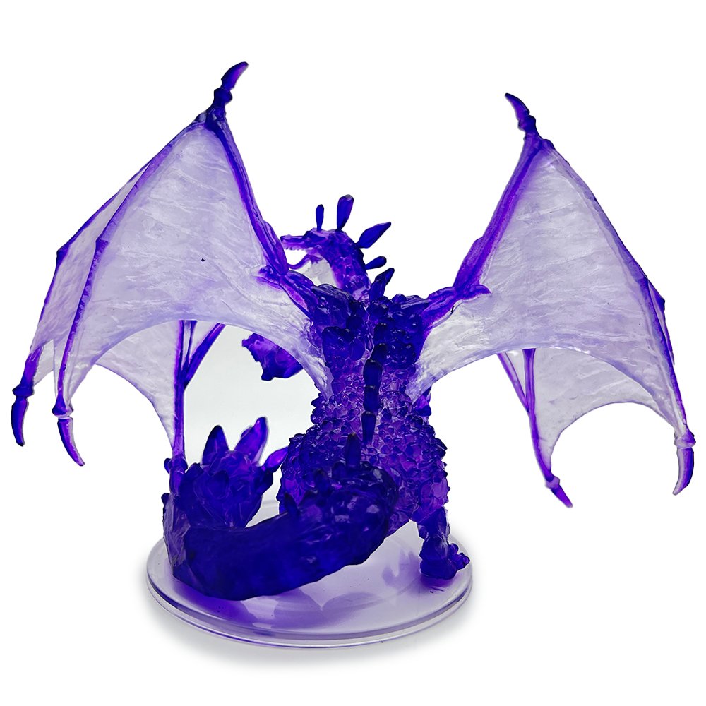 Young Amethyst Dragon - Fizbans Treasury Dragons 42 - DnD Icons of the Realms - FTD42 - Merchants of Immersion